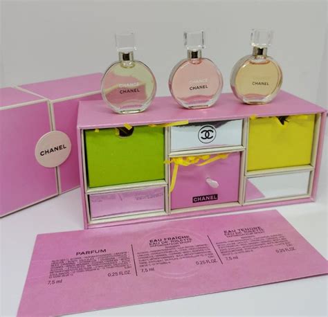 chanel chance mini perfume set|chanel chance parfum.